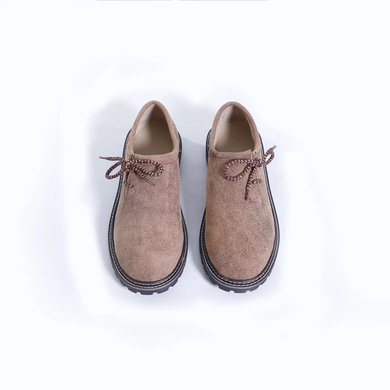 German Lederhosen Spotless Style Men Shoes Clean Brown