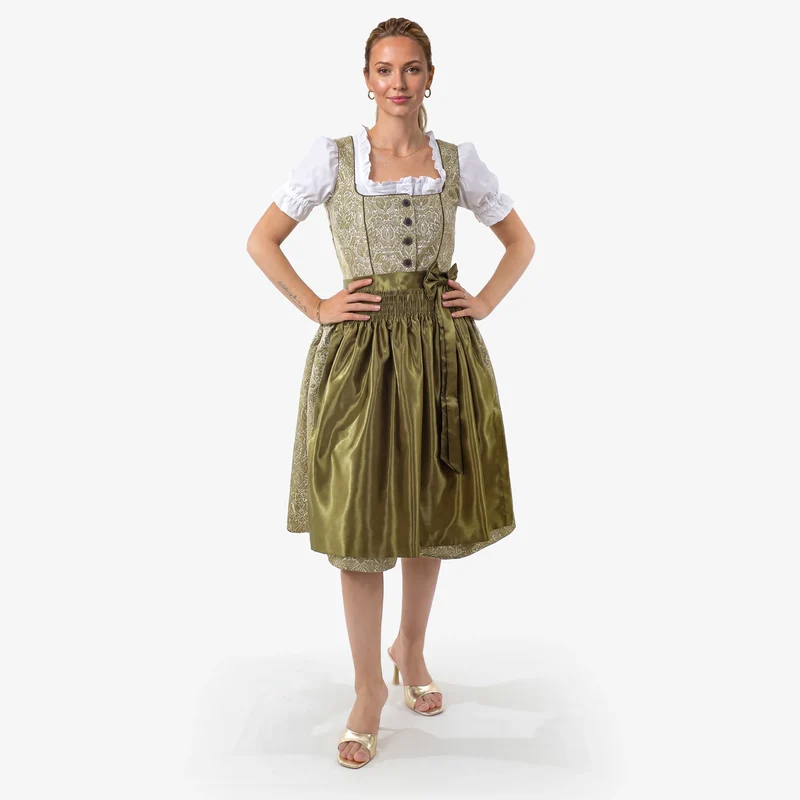 Dirndl Dress Enchanted Forest Green