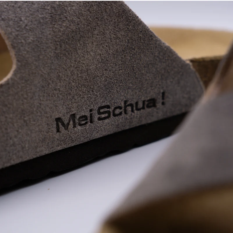 MeiSchua! Damen Trachten Sandalen Leder Pantoletten