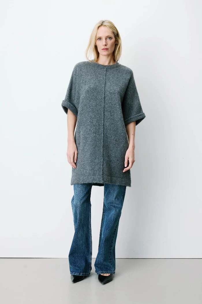 Grace & Mila Strickkleid Alinae anthrazit
