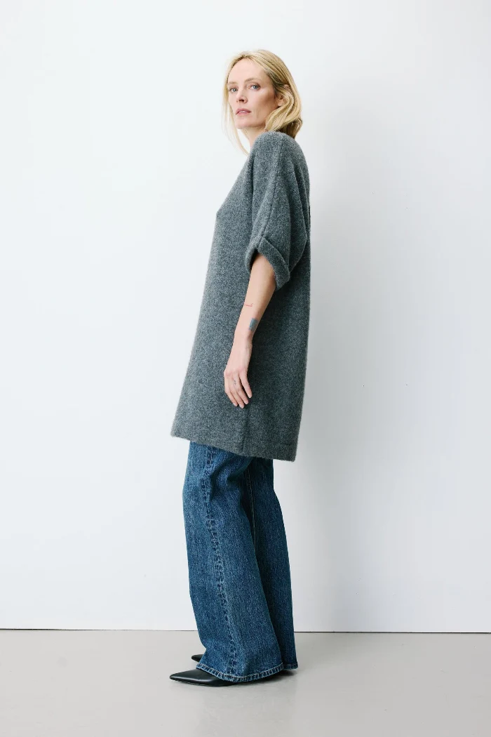 Grace & Mila Strickkleid Alinae anthrazit