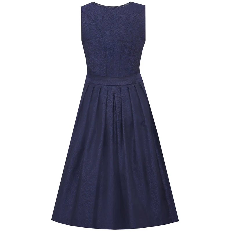 MarJo Trachten Dirndl "Seßlach" 920265 | Marine 65cm