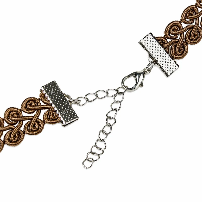 LUISIA® Halsband Kropfband "Editha" | Braun