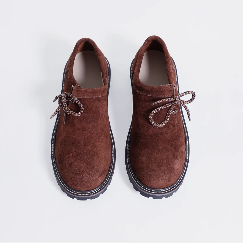 Men Lederhosen Shoes Choco Brown