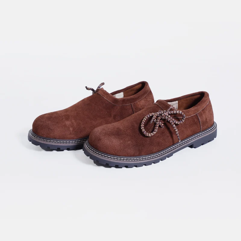 Men Lederhosen Shoes Choco Brown