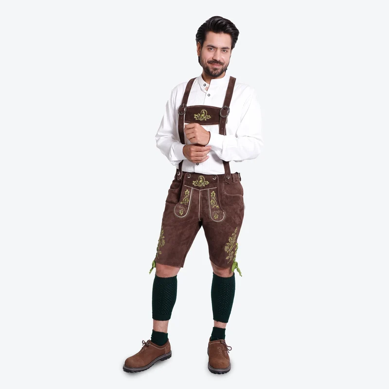 Chestnut Brown Men's Lederhosen