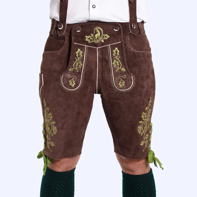 Chestnut Brown Men's Lederhosen