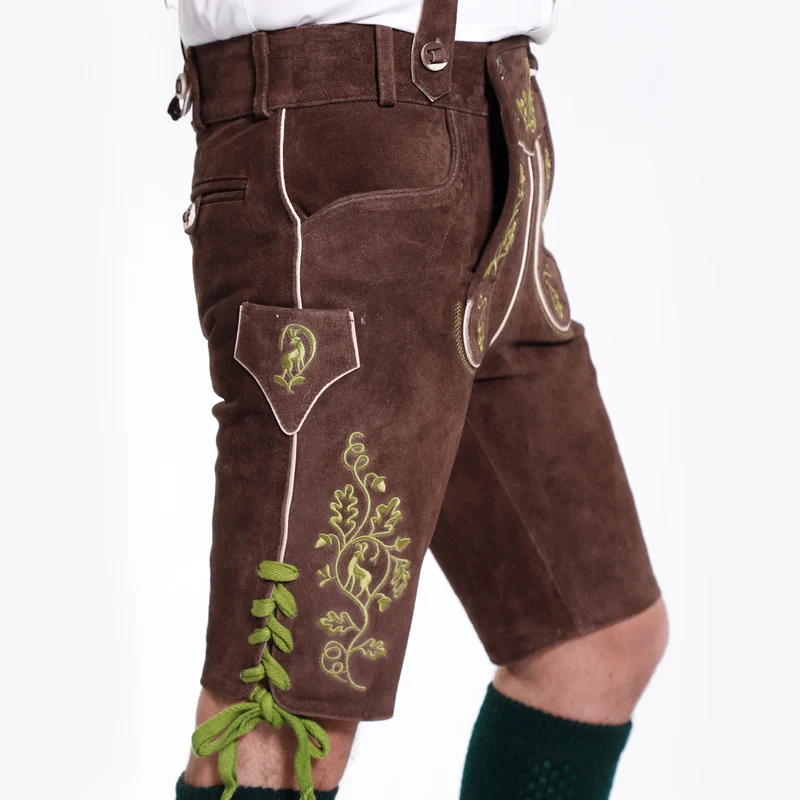 Chestnut Brown Men's Lederhosen