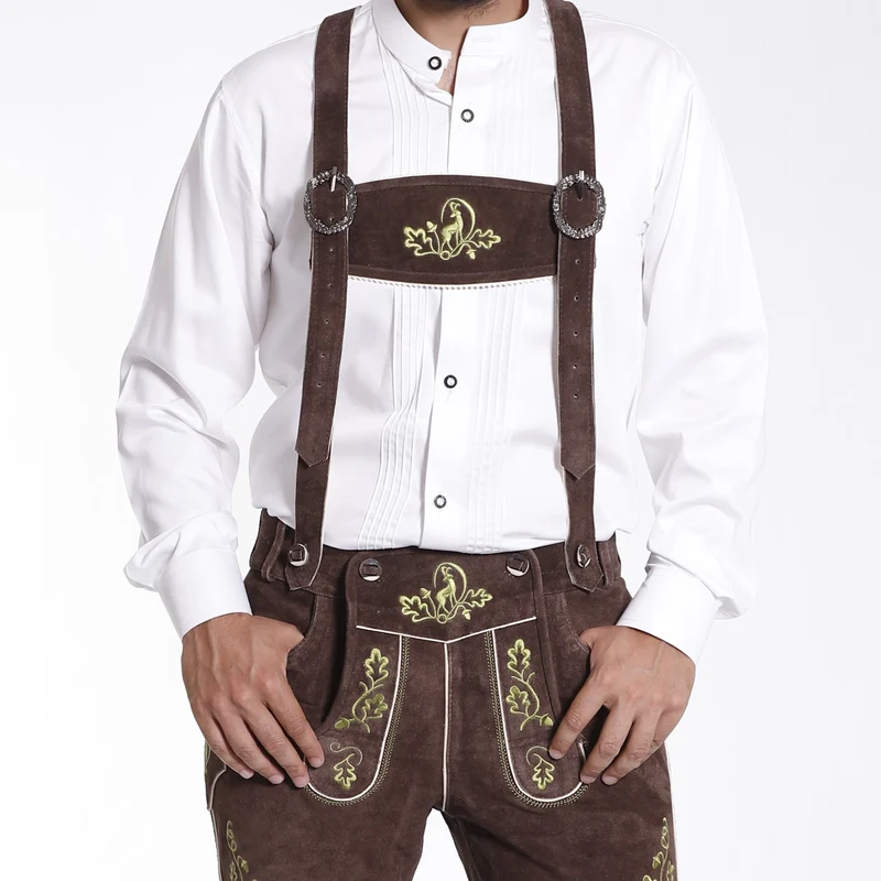 Chestnut Brown Men's Lederhosen