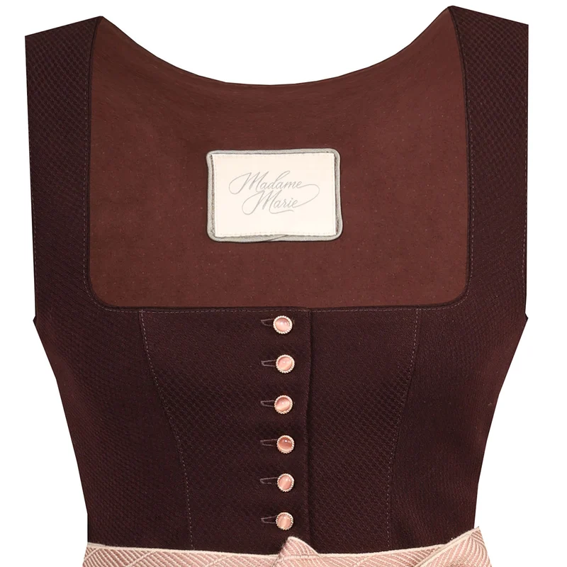 Madame Marie Dirndl Thessara Schoko Traube 75cm