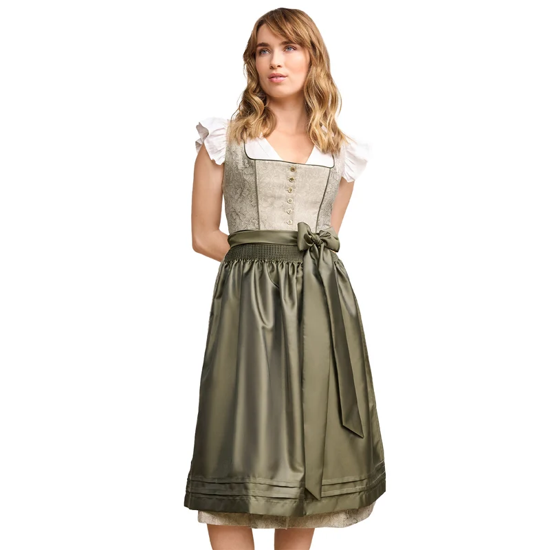 Krüger Collection Dirndl "Aniani" 414069 | Schilf 70cm