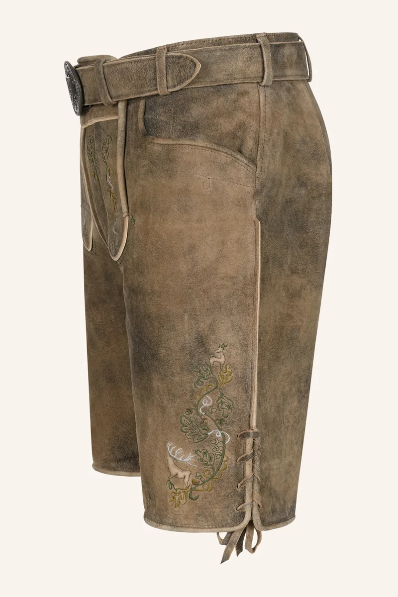 Lederhose MICAH mit Gürtel - Krüger Buam - 961372-000-0007