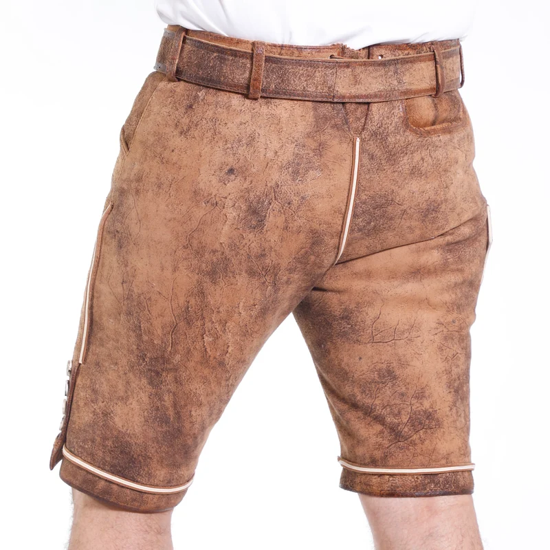 Camel Brown Traditional Men Lederhosen
