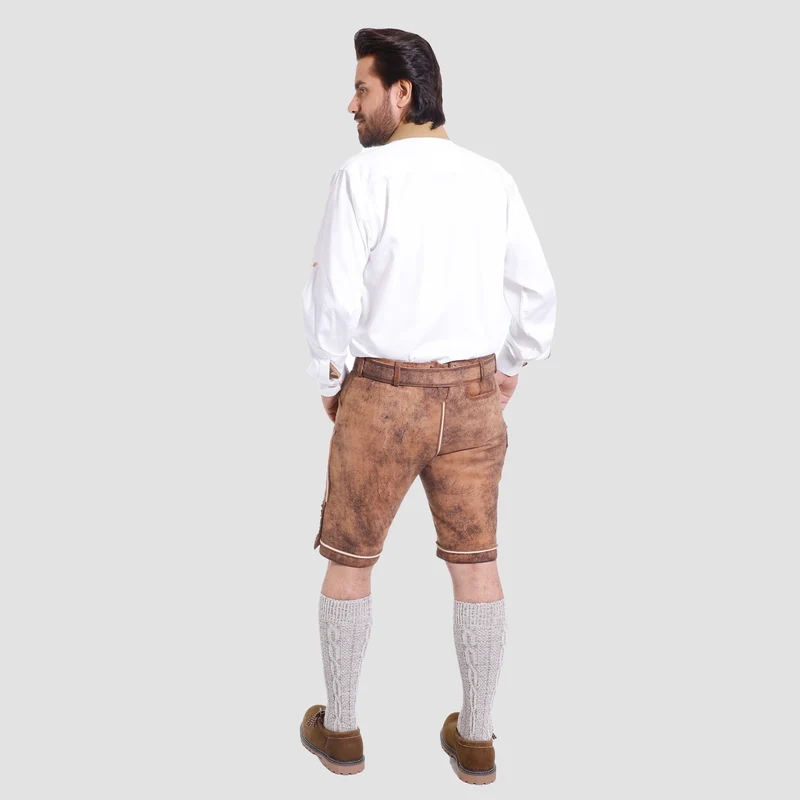 Camel Brown Traditional Men Lederhosen