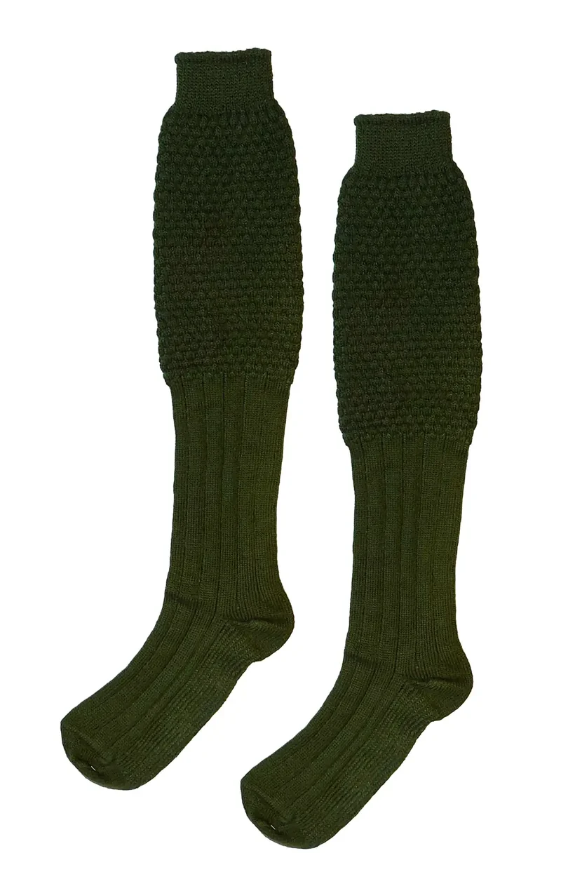 Bavarian Green Long Oktoberfest Mens Socks