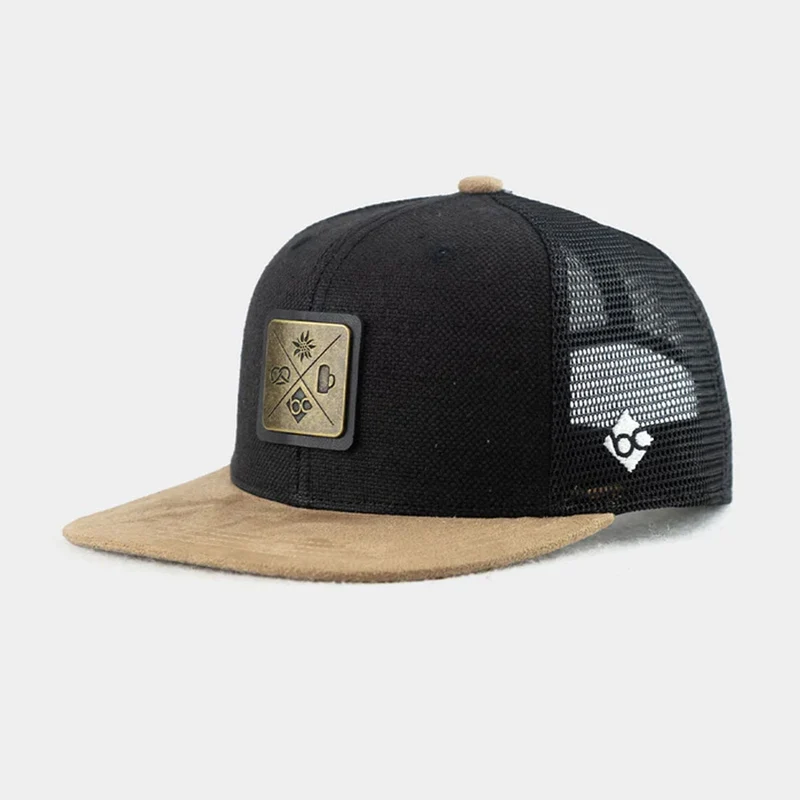 Bavarian Caps Kreizweis Schwarzgrau