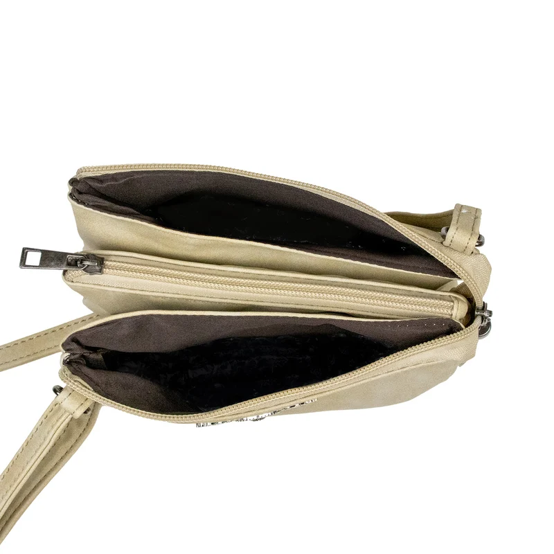 Trachten Handtasche "Sofia" - Dirndl Umhängetasche | Dunkelbraun