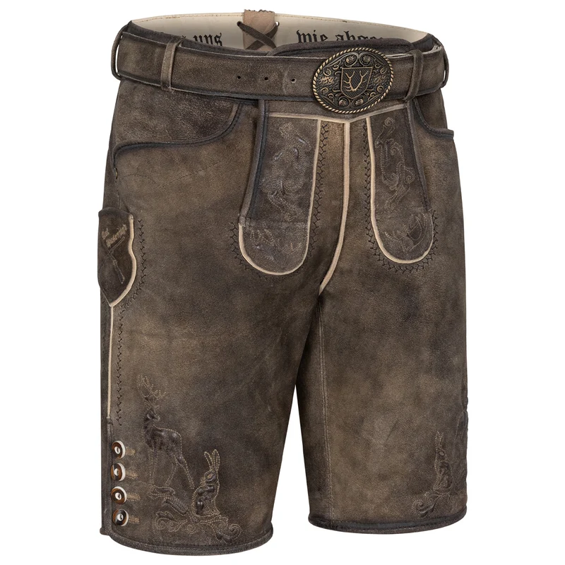 TREAM x Krüger Lederhose Hasenjagd mit Gürtel Kollektion 2026