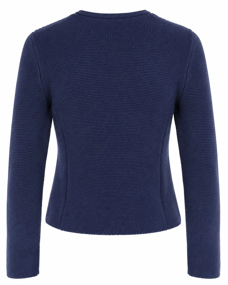 Isar-Trachten Damen Strickjacke "Saskia" 57102 | Marineblau
