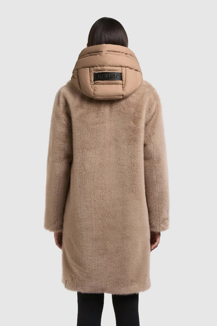 Khujo Teddymantel Fiza beige