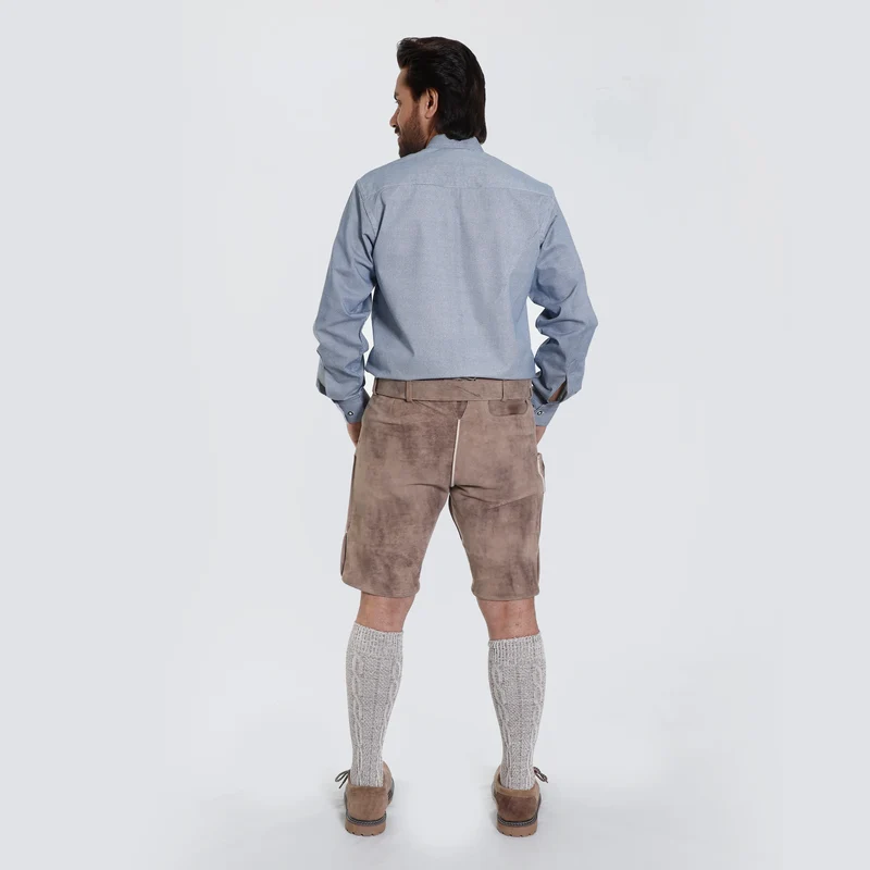 Faded Brown Traditional Lederhosen Men