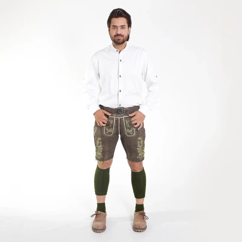 Men's Lederhosen Forest Green