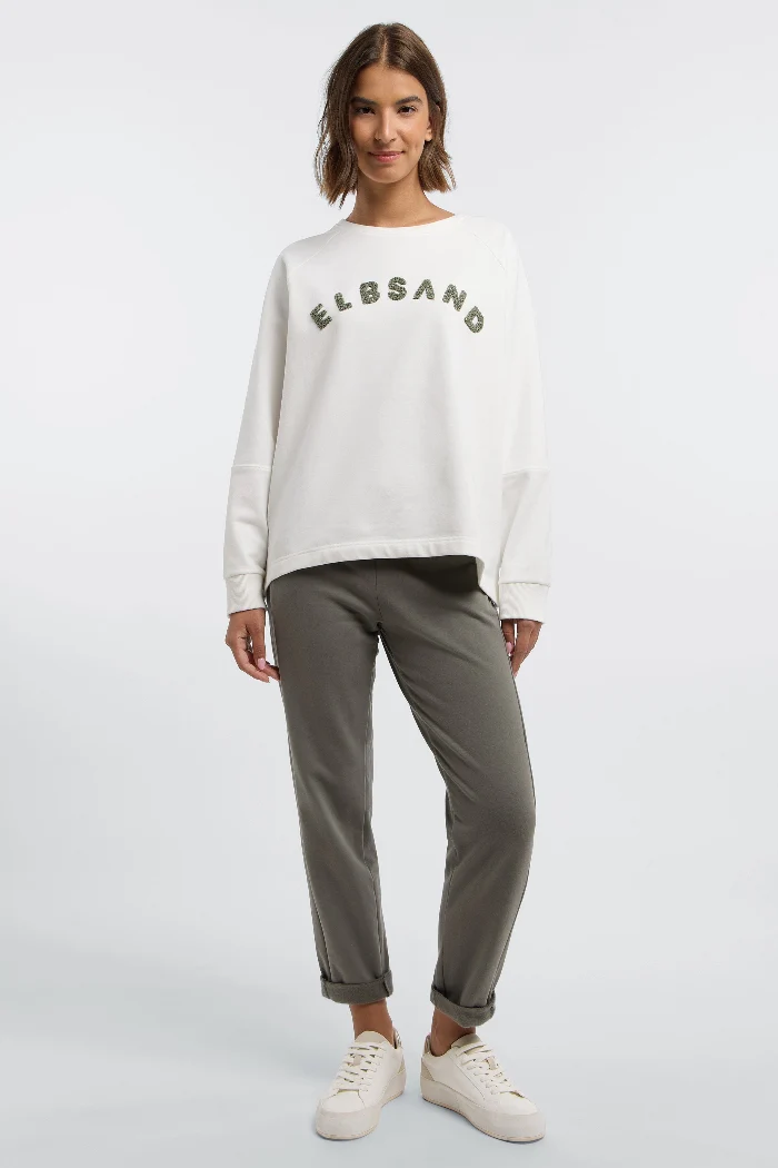 Elbsand Sweatshirt Zuza cloud white