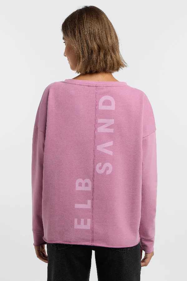 Elbsand Sweatshirt Riane mauve
