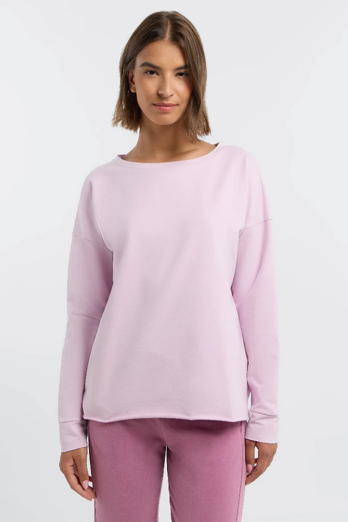 Elbsand Sweatshirt Riane pink chalk