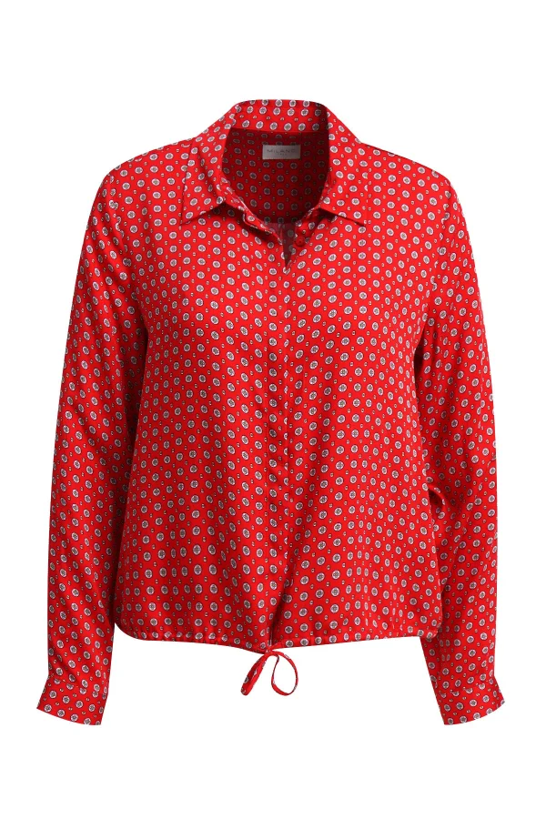 Milano Bluse cropped chili print