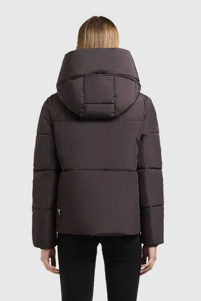 Khujo Steppjacke Audrey2 (mit Handschuhen) moody plum