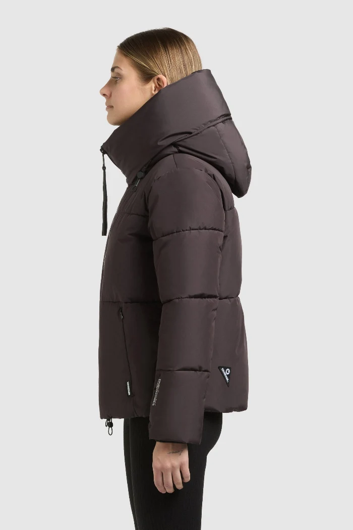 Khujo Steppjacke Audrey2 (mit Handschuhen) moody plum