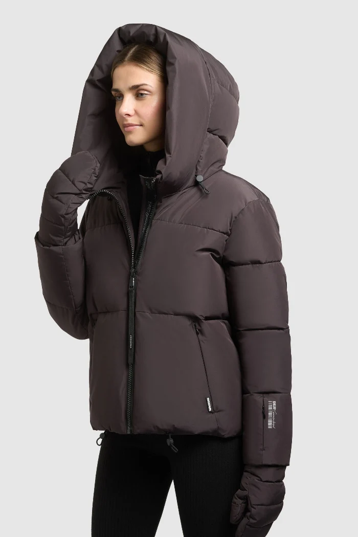 Khujo Steppjacke Audrey2 (mit Handschuhen) moody plum