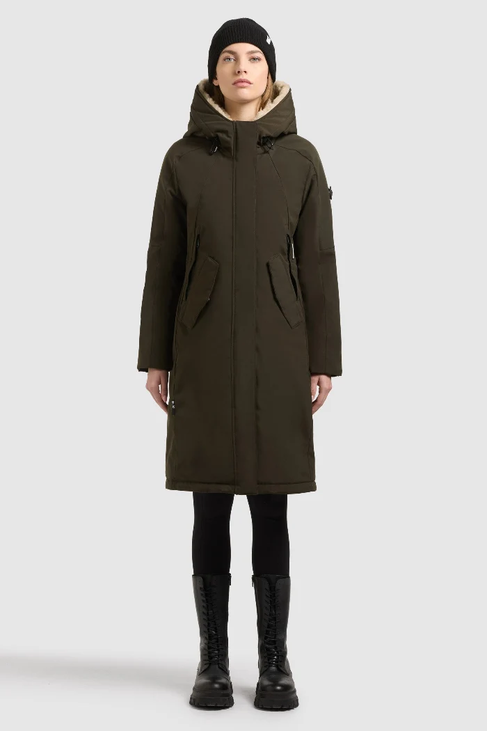 Khujo Mantel/Parka Ciela park green