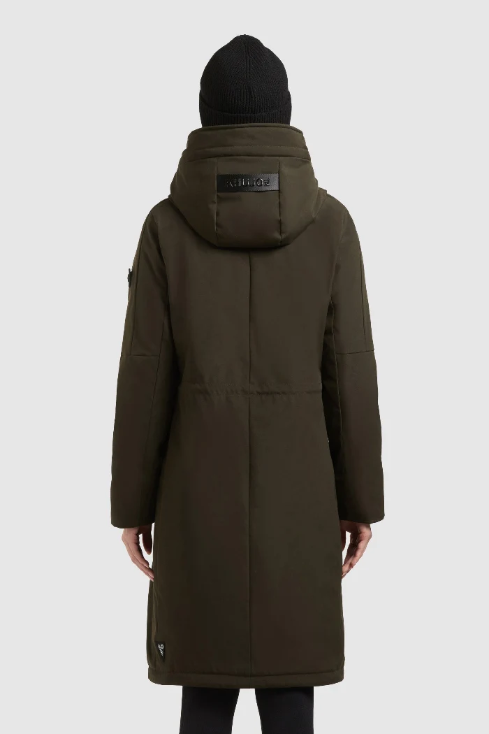 Khujo Mantel/Parka Ciela park green