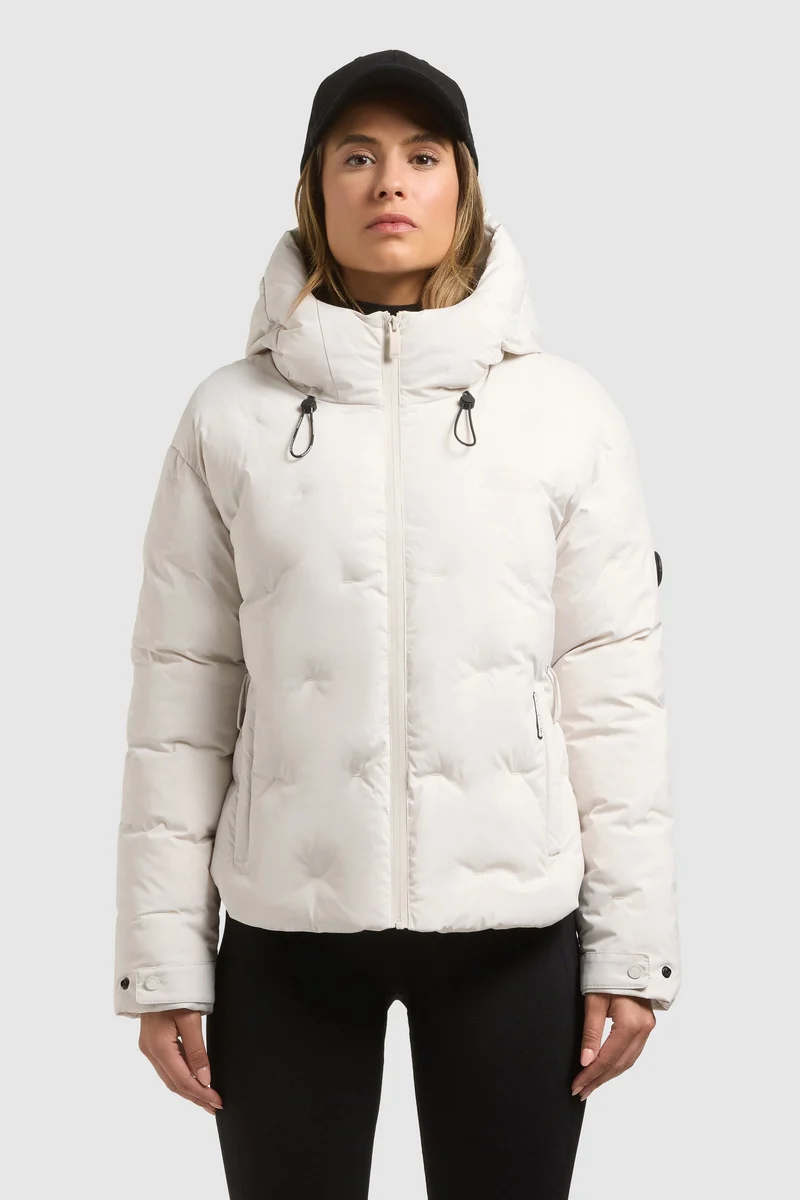 Khujo Jacke Roselyn (mit Tasche) cotton cream