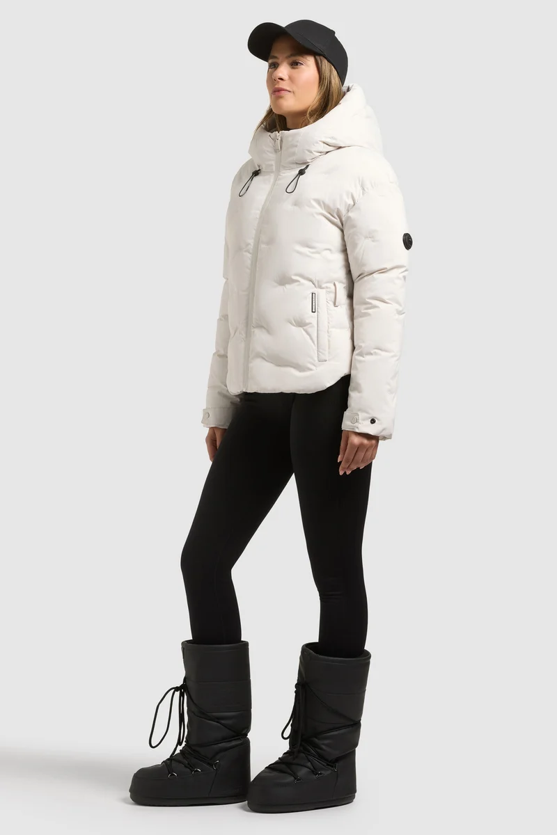 Khujo Jacke Roselyn (mit Tasche) cotton cream