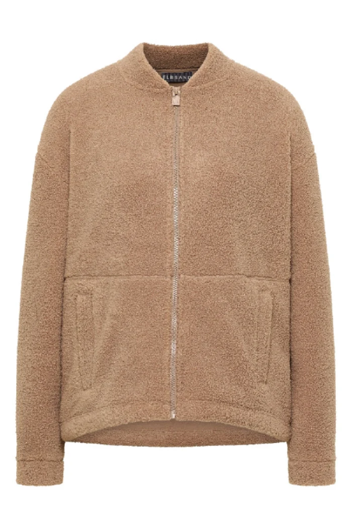 Elbsand Teddy-Jacke Nette nougat