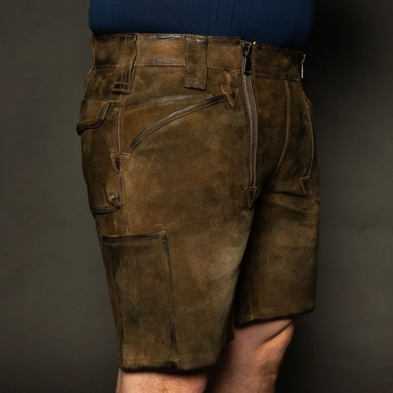 Datschi Trachten Zunft Lederhose Richtfest Braun