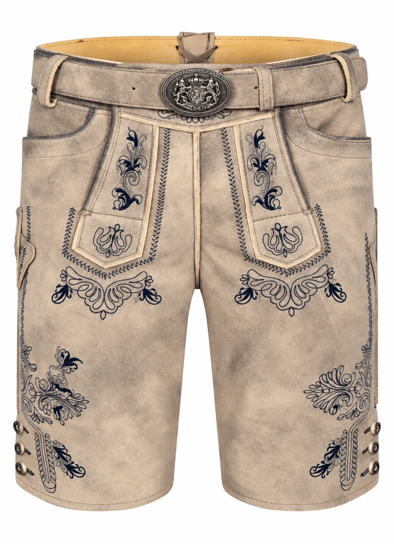 LEDERHOSE HALODRI BEIGE BLAU