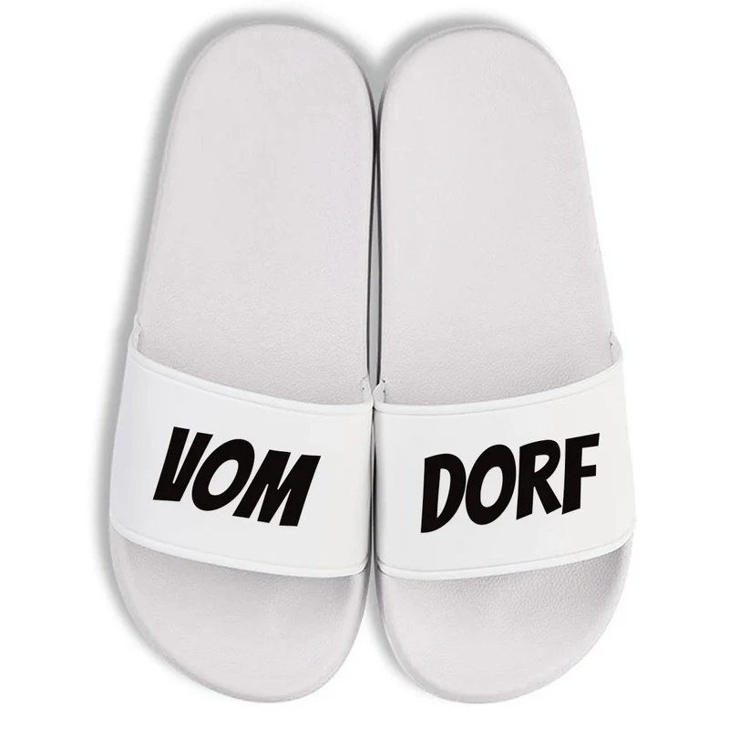 Vom Dorf Badelatschen