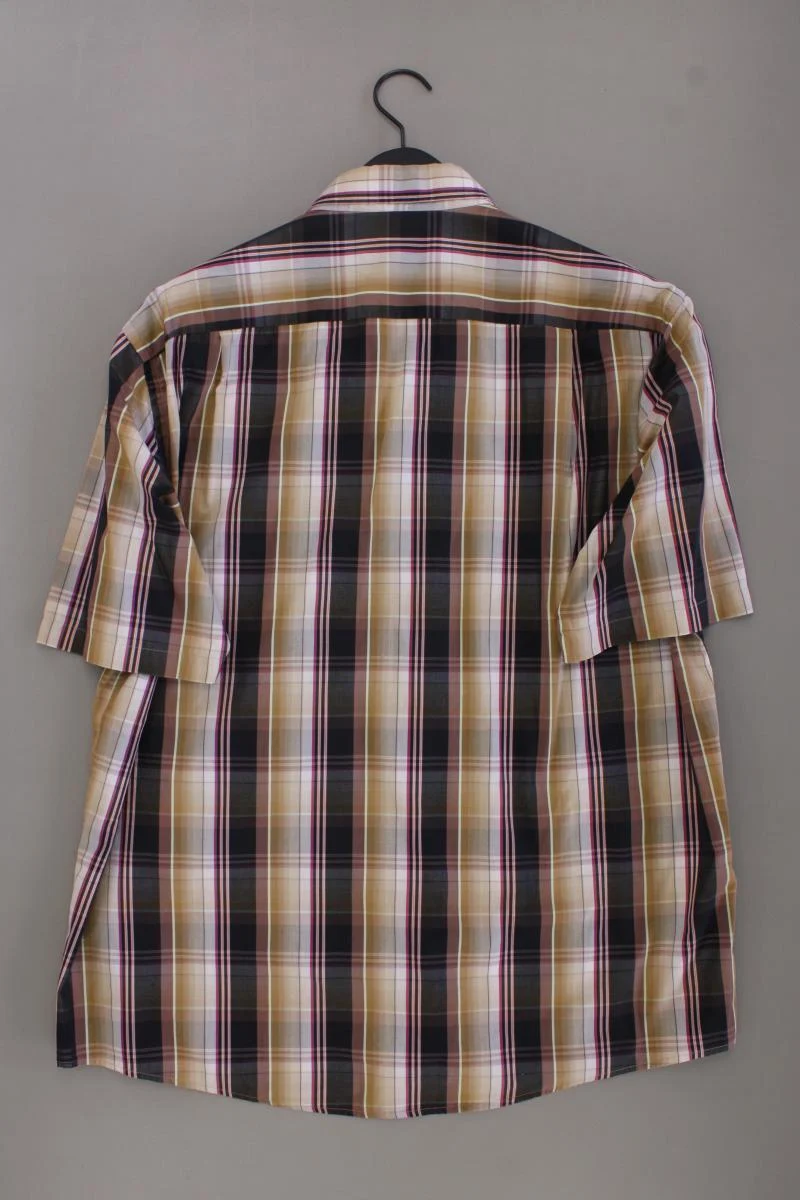 Casa Moda Karohemd für Herren Gr. XL kariert Kurzarm braun