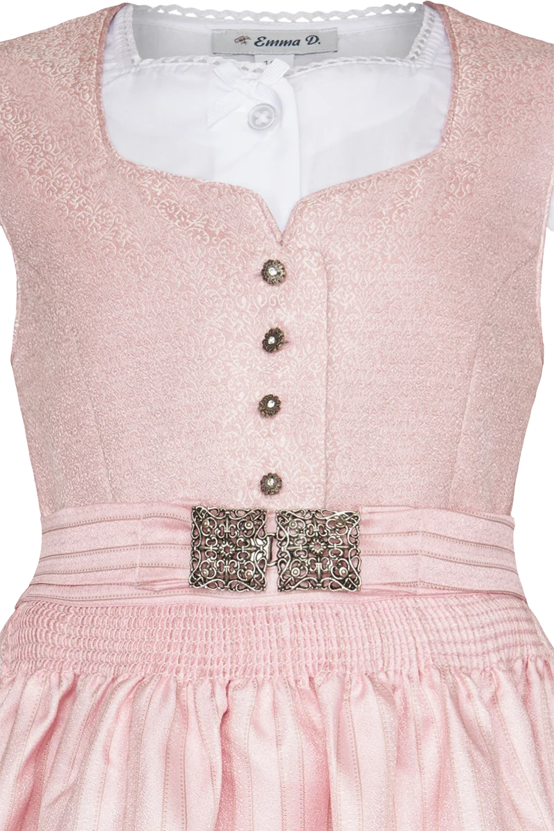 Kinderdirndl mit Bluse und Broschenschürze