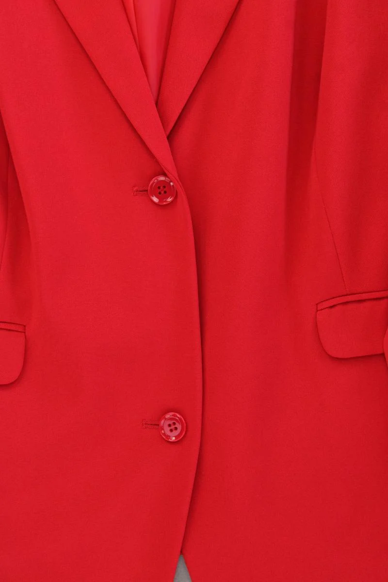 Helena Vera Longblazer Gr. 50 neu mit Etikett rot aus Polyester