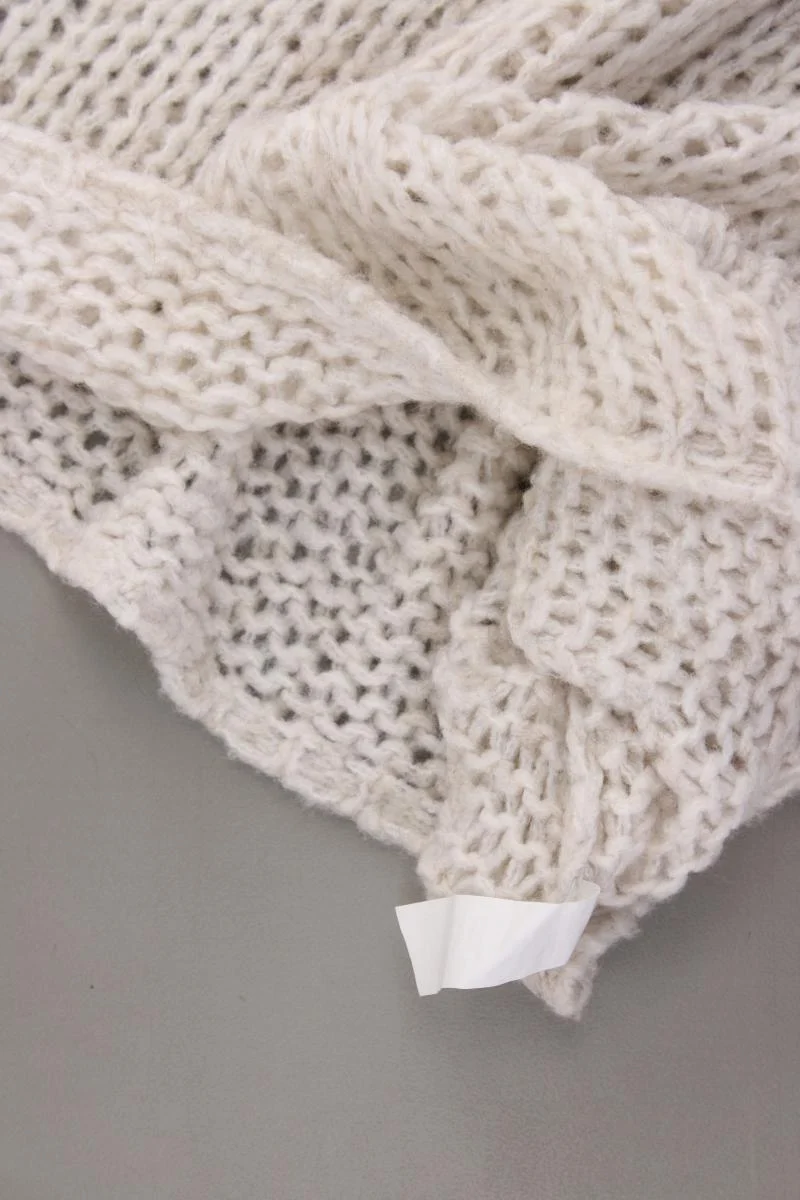VA Milano Grobstrickpullover Gr. OneSize creme aus Polyacryl