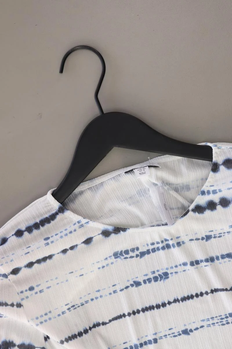Topshop Cropped Shirt Gr. 44 Langarm weiß aus Polyester