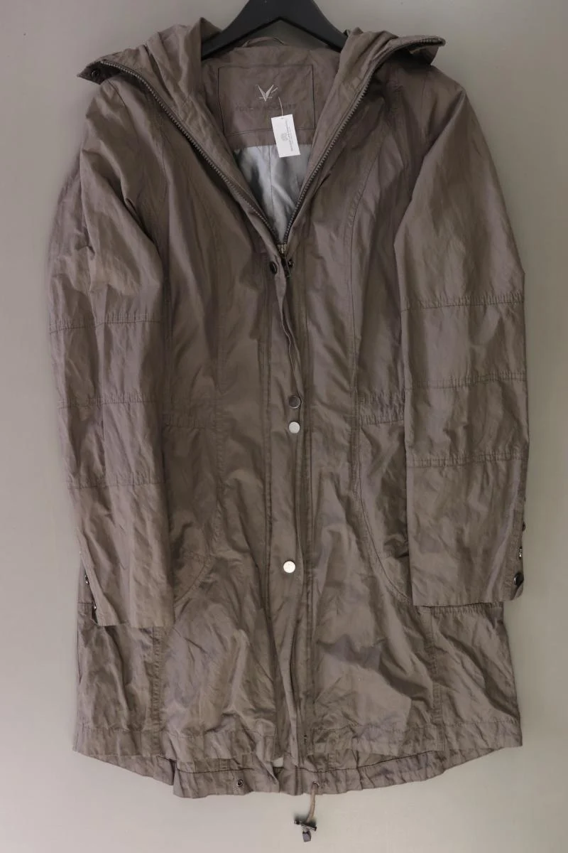 Fuchs Schmitt Übergangsmantel Gr. 38 grau aus Polyester