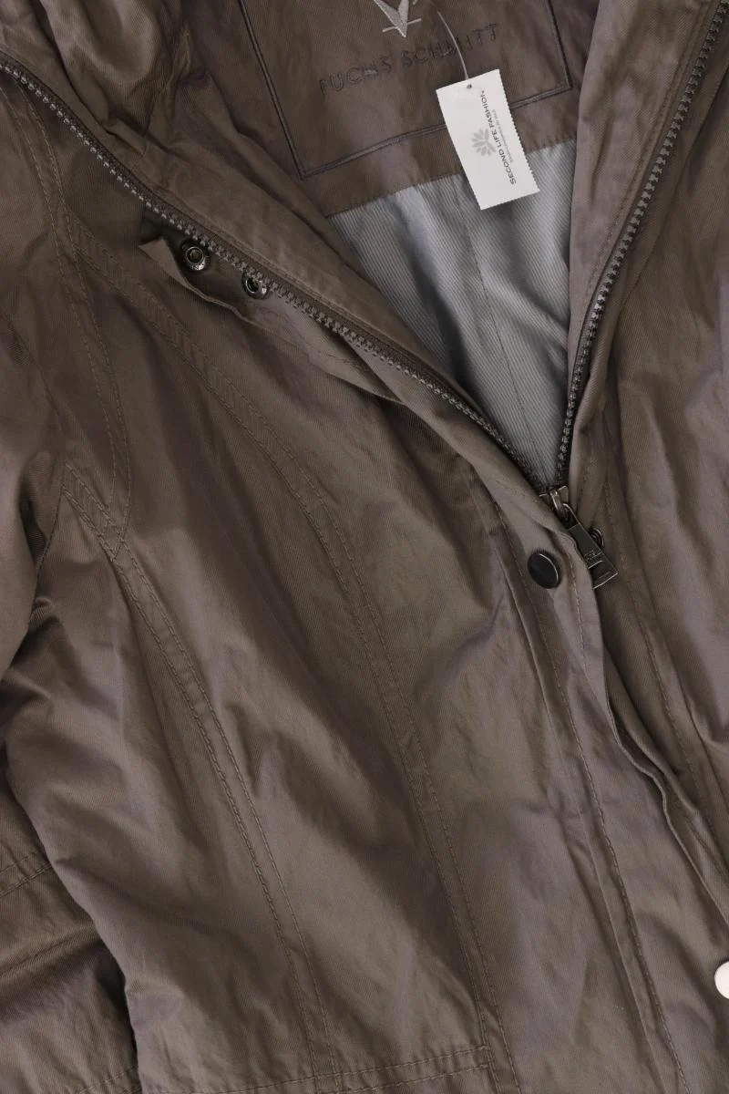 Fuchs Schmitt Übergangsmantel Gr. 38 grau aus Polyester