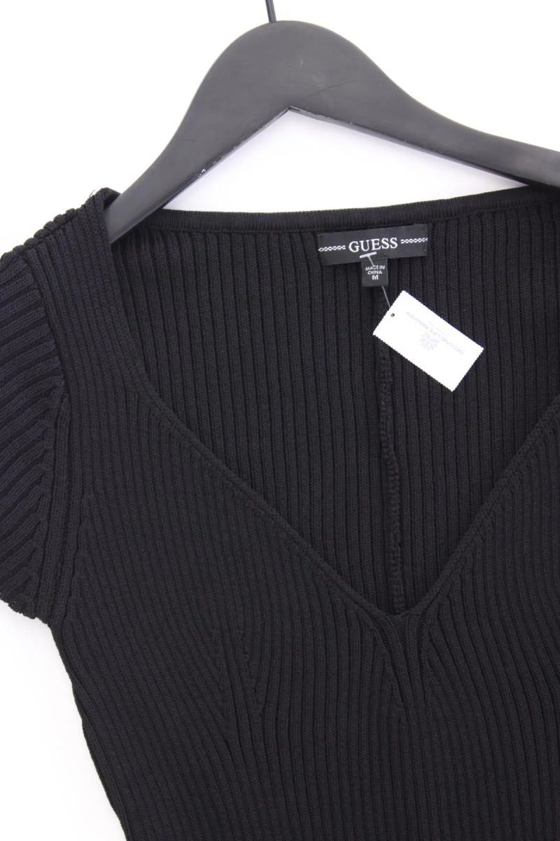 Guess Strickkleid Gr. M neuwertig Kurzarm schwarz aus Viskose