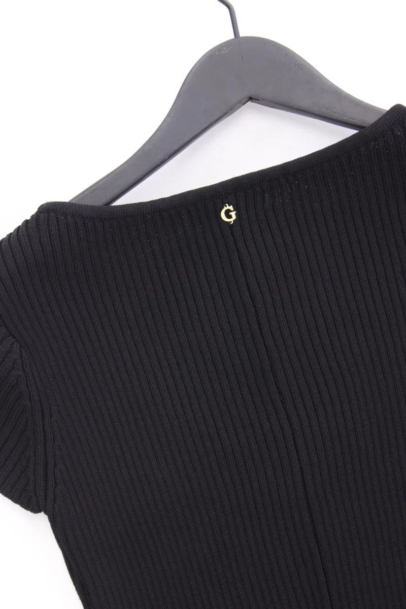 Guess Strickkleid Gr. M neuwertig Kurzarm schwarz aus Viskose
